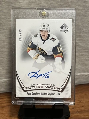 2021-22 SP Authentic PAVEL DOROFEYEV #183 Future Watch Rookie Autograph SP /999 - Image 1 of 2