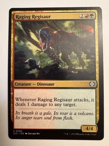 Raging Regisaur NM MTG The Lost Caverns of Ixalan LCI LCC Magic - Picture 1 of 1