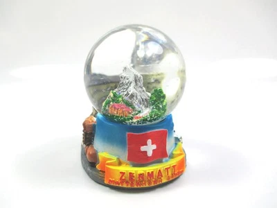 Zermatt Matterhorn Wallis Schneekugel  Snowglobe 4,5 cm Schweiz Souvenir - Bild 1 von 4