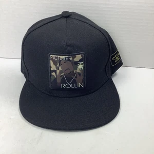 Cappello 2Pac Picture Me Rollin SnapBack Berretto da Baseball Regolabile Nero Tupac - Foto 1 di 4