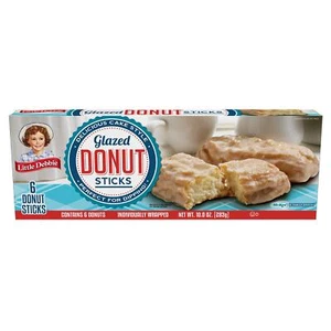 Little Debbie Donut Sticks 6 Individually Wrapped Snack Cakes, 10 OZ Box - Picture 1 of 1