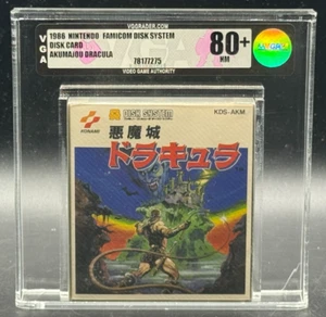 Akumajou Dracula Castlevania Famicom Disk System Sealed New VGA 80+ Graded - Picture 1 of 4