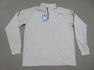 FootJoy Golf 1/4 Zip Pullover Tempo Series Mens Medium Gray Nylon Spandex Jacket - Picture 1 of 10