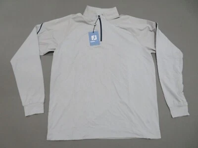 FootJoy Golf 1/4 Zip Pullover Tempo Series Mens Medium Gray Nylon Spandex Jacket - Image 1 of 4