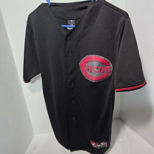 Cincinnati Reds Mens Small Majestic Black MLB 2011 jersey - Picture 1 of 6