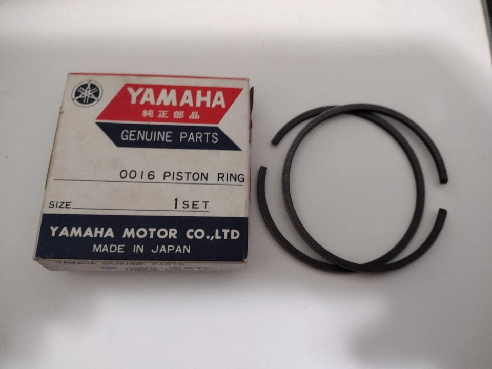 Yamaha 168-11601-00 1-й поршневое кольцо набор YR2 SL351 YR2C YR1 R3 NOS винтажный новый - Изображение 1 из 1