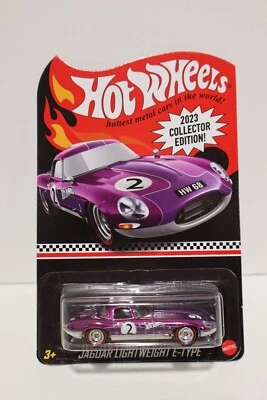 Jaguar E-Type Jaguar 2023 Hot Wheels RLC 1964 púrpura ligero Foto 1 de 2