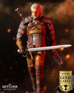 the WITCHER GERALT of RIVIA – GOLD LABEL SERIES 7″ Action Figure 18 cm McFARLANE - Imagen 1 de 7