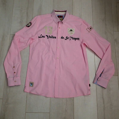 Robe Di Kappa Les Voiles De Saint Tropez SHIRT L Rugby button down embroidered - Image 1 of 4