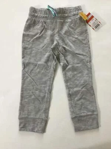 Cat & Jack™ Toddler Girls' Leggings Drawstring Heather Grey - Size 3T - Picture 1 of 2
