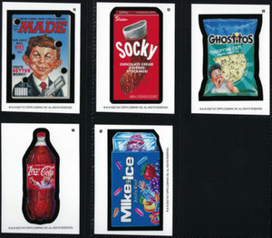 July Week 3 - - 2020 Wacky Packages Weekly Series - 5 Card Base Set Puzzle Back