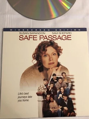 Used Laser Disc Safe Passage with Susan Sarandon & Sam Shepard 1994 Drama/Indie - Imagem 1 de 4