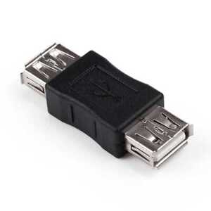 Câble USB 2.0 type A Femelle Vers Femelle Adaptateur USB-A Connecteur Noir 