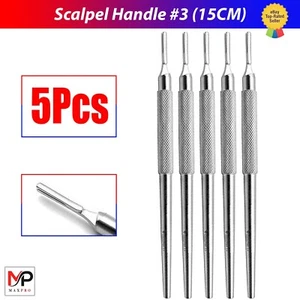 Buy Scalpel Holder No3 with Round Handle for Medical & Veterinary Surgery 5Pcs - Picture 1 of 1