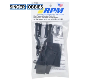 Kit de guardabarros y placa numerada RPM 70152 para Associated SC10 2x2 HH Foto 1 de 2