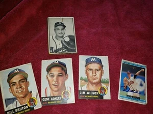 Tom Glavine signierte Karte Braves Lot Walker Cooper - Bild 1 von 11