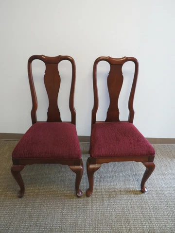 Ethan Allen Georgian Court Cherry Side Chair Set of 2 Cover