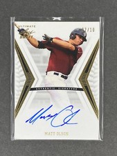 Matt Olson 2012 Ultimate Leaf Draft Gold Auto #BA-MO1 02/10 eBay 1/1 Rare!!