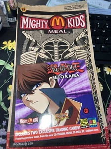 YU-GI-OH! 2002 McDonalds Mighty Kids Meal Bag Seto Kaiba Disc ONLY NO CARDS - Picture 1 of 2
