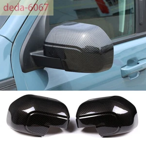 Fit for Ford Maverick 2022-2023 Side Rearview Mirror Caps Cover ABS Carbon Fiber - Picture 1 of 12