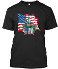 Skull America T-Shirt Made in the USA Size S to 5XL