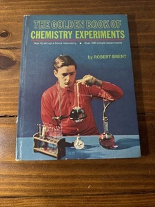 RARE BLUE COVER The Golden Book of Chemistry Experiments 1960 Revised VG+ - Picture 1 of 24