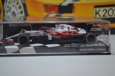 MINICHAMPS /F1 2021 ALFA ROMEO C141 - KIMI RAIKKONEN  - 1/43 SCALE MODEL CAR - Image 1 of 4
