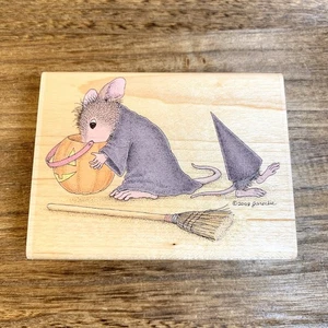 Stampabilities House Mouse Witch Way To The Candy HMUR1067 New Unused - Picture 1 of 4