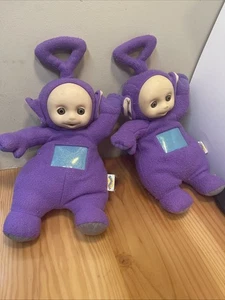 2er Set Teletubbies Tinky Winky Plüsch Puppen - Bild 1 von 4