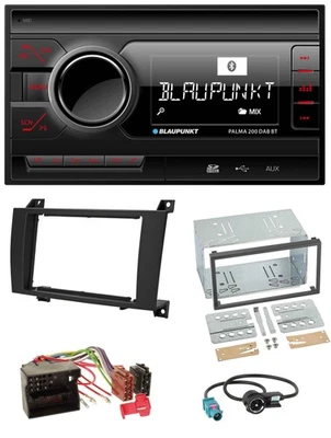 Blaupunkt MP3 Bluetooth DAB 2DIN SD USB Autoradio für Mercedes SLK R171 2004-201 - Bild 1 von 4