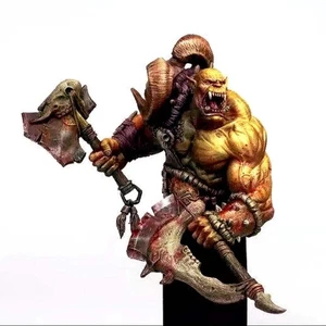1/12 BUST Resin Model Kit Warrior Orc Berserk Warcraft Unpainted - Picture 1 of 5