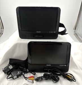 UNTESTED PARTS ONLY Insignia NS-MVDS7 7” Portable DVD player with Extra Monitor - Picture 1 of 10