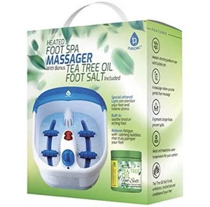 Masaje spa de pies Pursonic con aceite de árbol de té exfoliante de sal para pies (función de calefacción) - Imagen 1 de 5