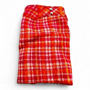 Barbie Doll Clothing Pink Orange Plaid Skirt Boutique Fashion Avenue 1998 - Picture 1 of 9