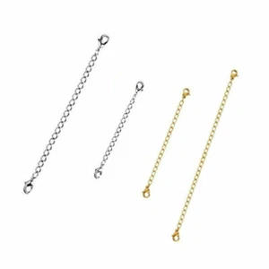 5PCS Clip on Safety Extender Chain For Jewelry Making Findings Necklace Bracelet - Picture 1 of 10