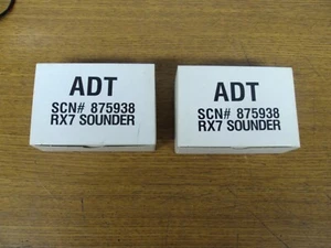 2 NEW RX-7 Sounder 875938 Honeywell/ADT Security Alarm System Indr Sounder B346 - Picture 1 of 2