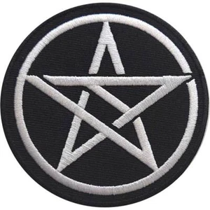 ANTHRAX PENTATHRAX 8CM WIDE WOVEN SEW OR IRON ON PATCH OFFICIALLY LICENSED - Picture 1 of 5