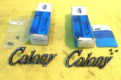 Mercury Marquis Colony Park Wagon 1973-1978 emblemas 'colonia' placas de identificación 1/4 Foto 1 de 4