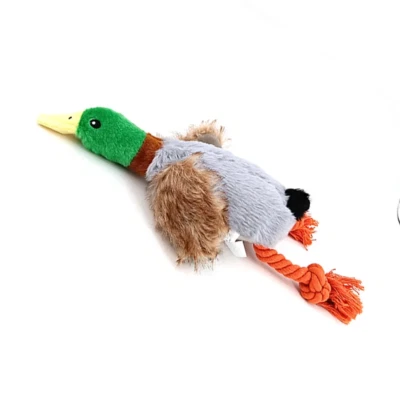 Juguetes para masticar perros lindo juguete de sonido de pato de peluche animal chirriante juguete para perros Cl Foto 1 de 4