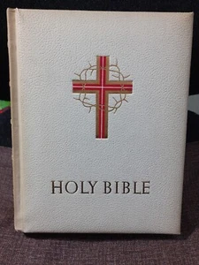 678 - Holy Bible Chicago 1961 Englische Luxusausgabe - Bild 1 von 6