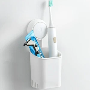 Suction Cup Electric Toothbrush Holder Drill free Wall Mounted utensil or pen - Picture 1 of 6