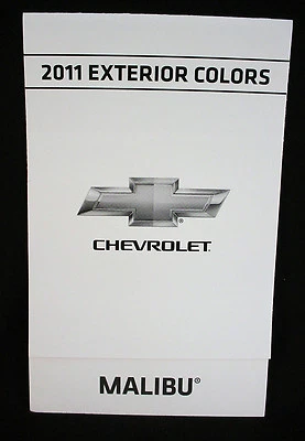 Chevrolet Malibu 2011 folleto de virutas de color pintura - original Foto 1 de 2