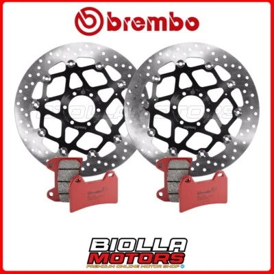 KIT PASTIGLIE + DISCHI BREMBO DUCATI 748 SPS 748 1999 ANTERIORE [SA - Flottante] - Изображение 1 из 4