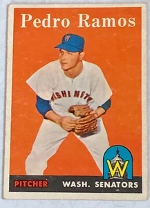 1958 Topps Baseball #331 Pedro Ramos Washington Senators EX - Picture 1 of 4