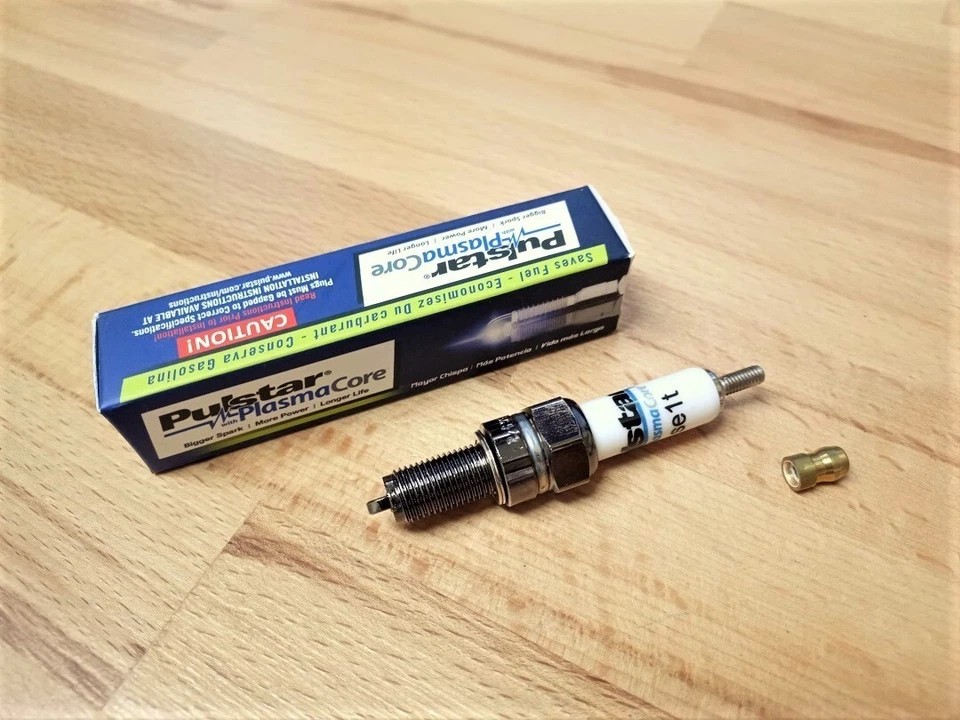 1x bujías de actualización de núcleo de plasma Pulstar se adapta a: Honda ANF125 Innova y2003-2020 Foto 1 de 4