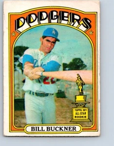 VINTAGE BASEBALL CARD OPC 1972 LOS ANGELES DODGERS BILL BUCKNER ROOKIE NO41 - Picture 1 of 2