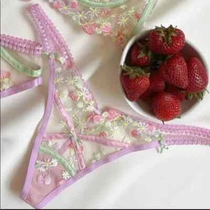 PANTY TANGA BRILLANTE PARA LOVE & LIMONS TODAS LAS FRUTAS TALLA XS - Imagen 1 de 6