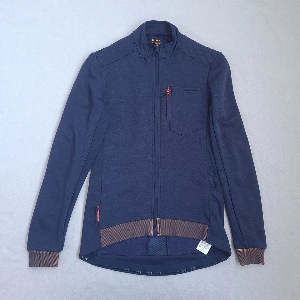 Triban Decathlon Mens Merino Wool Blend Cycling Jacket Size S Winter Thermal - Image 1 of 4