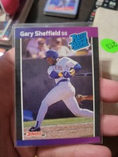 GARY SHEFFIELD 1989 Donruss Rated Rookie #31 Milwaukee Brewers 