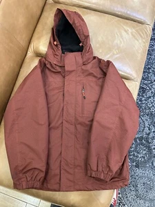 Size L- Nordic Track Jacket- Outerwear- Burnt Orange - Picture 1 of 10